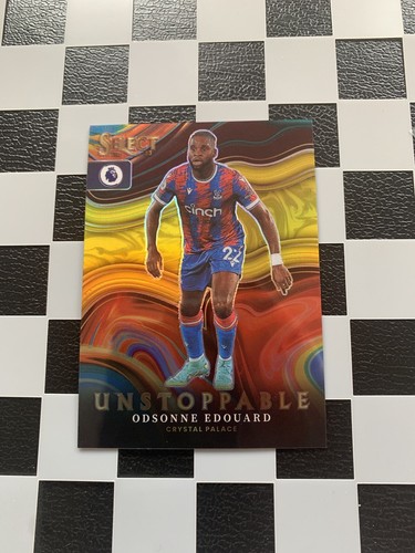 2022-23 Panini Select Premier League Unstoppable Odsonne Edouard Gold /10