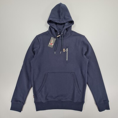 Luke Sport Mens Hoodie Navy Blue Small Los Angeles Fleece