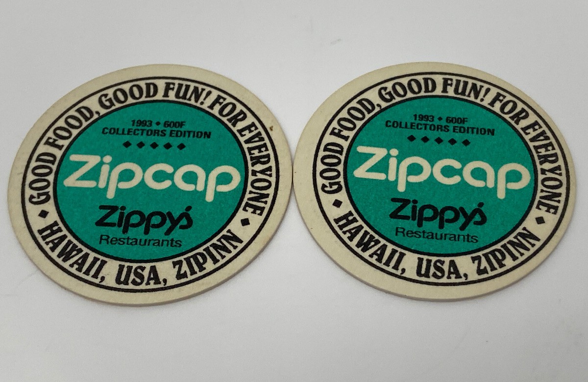 Lot 19 Zippy's Zipcap POG Hawaii Milk Cap Vintage Advertising | eBay