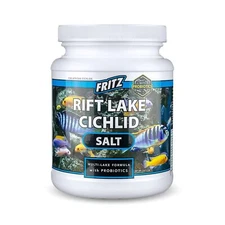 Fritz Aquatics Rift Lake Cichlid Salt Multi-Lake Formula with Probiotics (3-P...