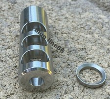 .17 HMR Stainless Steel Competition Muzzle Brake Compensator Comp SS 1/2-28 TPI