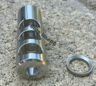 .17 HMR Stainless Steel Competition Muzzle Brake Compensator Comp SS 1/2-28 TPI