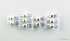 (10 Pack) - 6.3 Volt LED Bulb Clear 555 Wedge Base (T10) Pinball - WARM WHITE