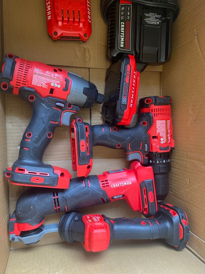 CRAFTSMAN V20 5-Tool 20-Volt Max Power Tool Combo Kit with Soft Case | eBay