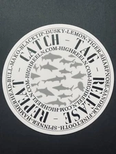 Catch, Tag, Release, Repeat - Shark Fishing - Vinyl Decal - Fishing Sticker