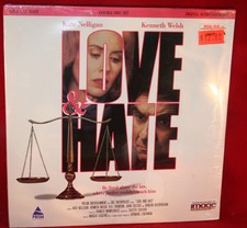 Laserdisc R   Love  Hate  Kate Nelligan Kenneth Welsh Rare New Sealed