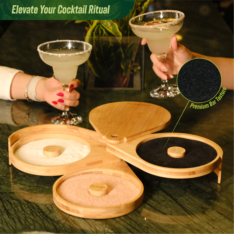 Margarita Salt Rimmer Set | Margarita Kit for Home Bar | Bar rimmer ...