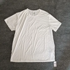 New 32 Degrees Cool Men T-Shirt 2XL White Athleisure Quick Dry Stretch-PONWOT*