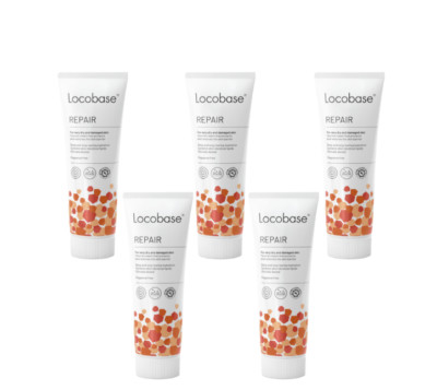 5 x Locobase Repair Cream 30g | Intense Care for Dry & Cracked