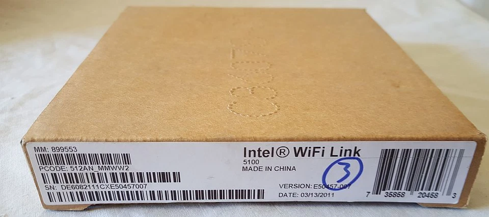 Intel 5100 WIFI 512AN_MMW 300Mbps Mini PCI-E Wireless WLAN Card Module NEW - Image 2 of 4