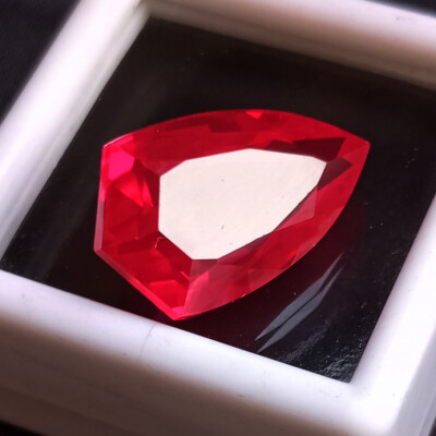 Natural Beautiful Blood Pigeon Red Ruby 11+ Ct Certified Fancy Cut Gemstone