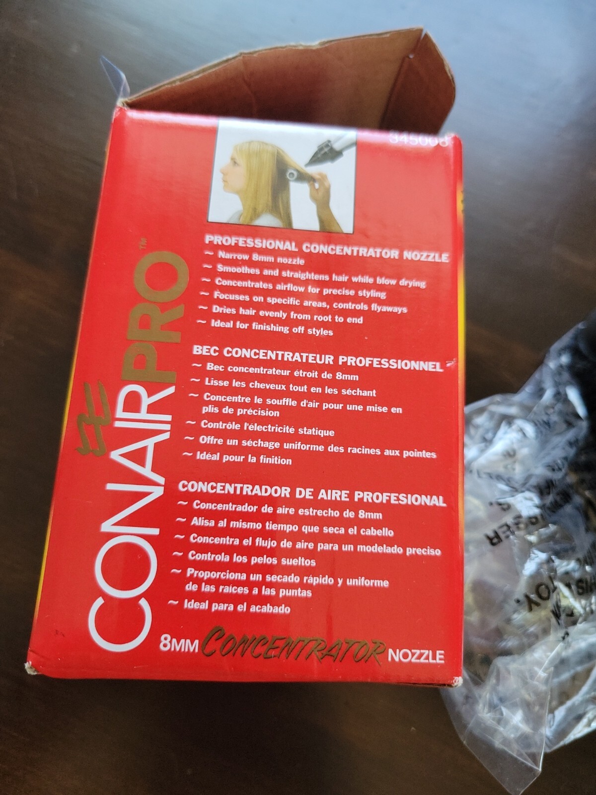 Conair Pro Universal Concentrator Nozzle 345008 Blow Dryer Attachment 8mm New eBay