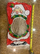 MINI CHRISTMAS ORNAMENTS VINTAGE BAG SANTA PLUS MARK INC AMERICAN GREETINGS