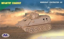 3d wood Infantry Chariot
