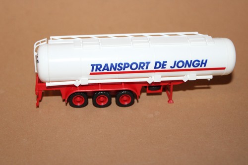 Herpa 1:87 LKW 3 Achs Tank Auflieger Transport De Jongh / Talke / ohne OVP - Bild 3 von 5