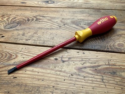 Wiha Schraubendreher SoftFinish  electric slimFix Schlitz 6,5 mm x 150 mm, 35392