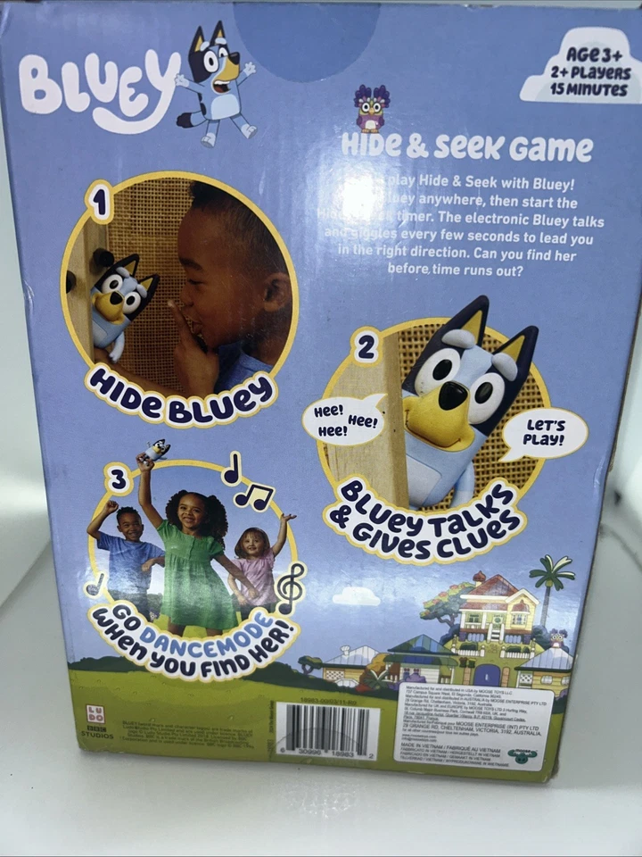 Bluey Hide & Seek Game, Hide Bluey & press her nose to start the timer, Ages 3+ - Image 2 of 2