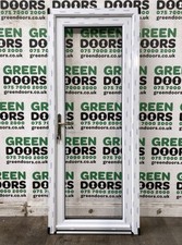 FULL GLASS BACK DOOR UPVC ALL EXTERIOR WHITE PVCU PVC EXTERNAL BRAND NEW PANEL