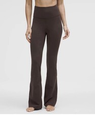Lululemon Groove Flare Leggings Womens Size 6 Brown High Rise Yoga Pants