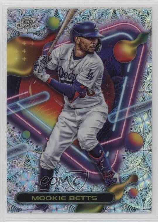 2023 Topps Cosmic Chrome Nucleus Refractor Mookie Betts #55 qc6