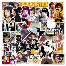 25 Piece Mix Lot 2” Pulp Fiction Tarantino Stickers, Water Bottle Decal