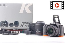No Solenoid Problem 5250 shots Top MINT in Box Pentax K-S2 Black x Orange JP