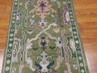 Turkish Oushak Hand Knotted Rug,Bohemian Oushak contemporary Rug 2.7x6 Ft — photo 8