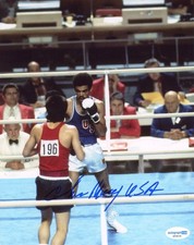 CHARLES MOONEY SIGNED AUTOGRAPH 8x10 PHOTO PICTURE ACOA BOXING USA OLYMPICS 1976