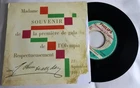 Single Vinyl ORIGINAL Johnny Hallyday-Pochette Maison reconstituée-Douce Violenc