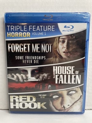 Triple Feature Horror Blu-ray New Forget Me Not House of Fallen Red Hook