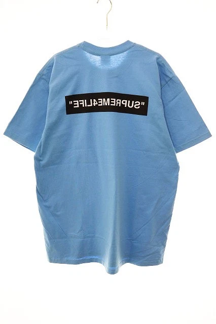 Tee shirt Supreme 24Aw 4 Life taille L pour t shirt couronne logo dos col rond shor AB895