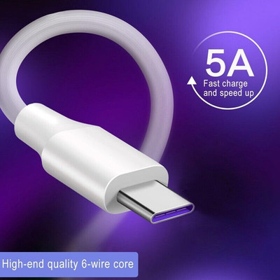 Fast Charging USB 3.1 Type C Data Charger Cable For Huawei Xiao Mi Samsung 1M