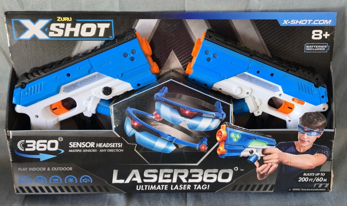 Zuru X-Shot Laser360° Ultimate Laser Tag 2 Players Ages 8 Factory