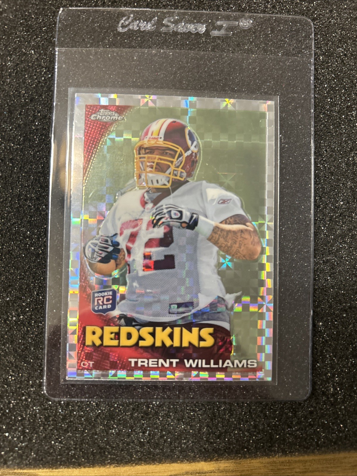 Trent Williams 2010 Topps Chrome Rookie C102 -Washington Redskins  RC refractor