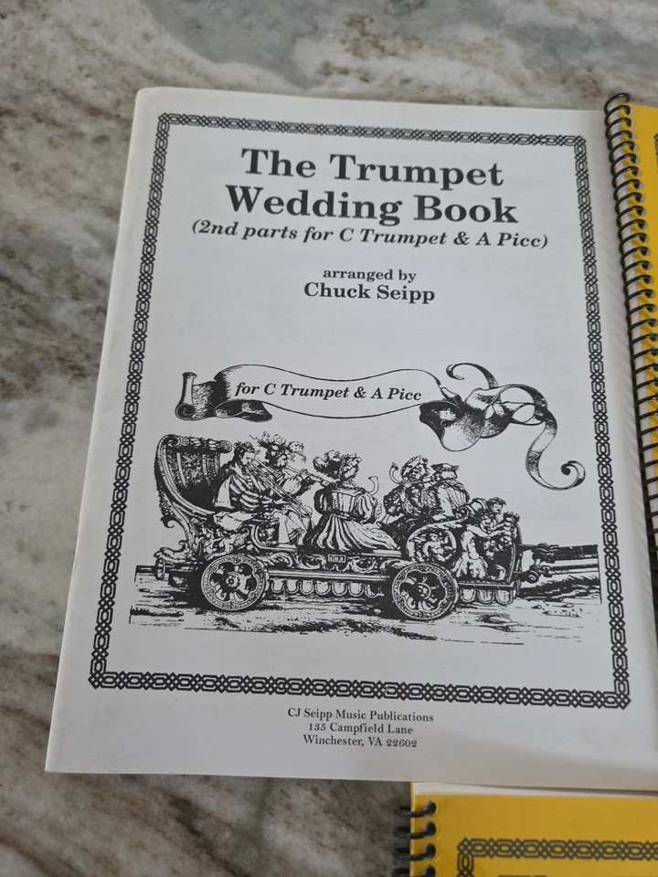 The Trumpet Wedding Book - 3 parts - Chuck Seipp sheet music organ trumpet - Image 2 of 4