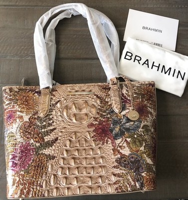 Brahmin Medium Asher Tote Chrysanthemum Ombré ~A Floral To Fall For  🤎🍁🤎 NWT