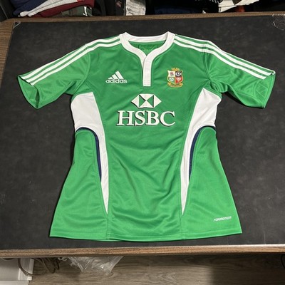 British & Irish Lions Rugby Jersey Womens 8 Green Adidas HSBC South Africa 2009