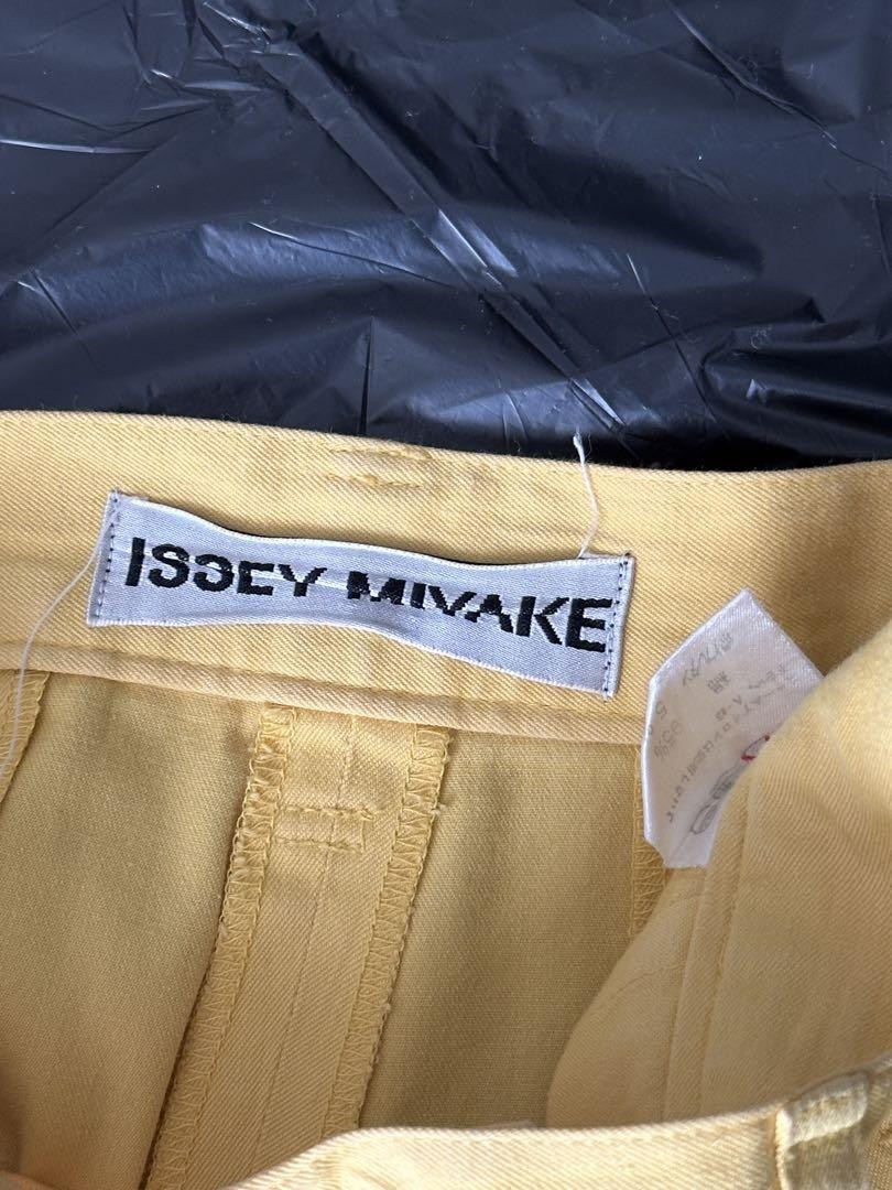 パンツ Issey Miyake 90s Stripe Yellow Pants USED ISSEY MIYAKE 90S STRIPE YELLOW PANTS ACCEPTABLE M-9846