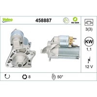 Anlasser Starter 12 V 1,1 Kw Valeo Iam-Expertise Passend FüR U.A. Renault Megane