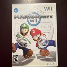 Nintendo Wii Game Mario Kart Wii Complete With Manual Racing Classic