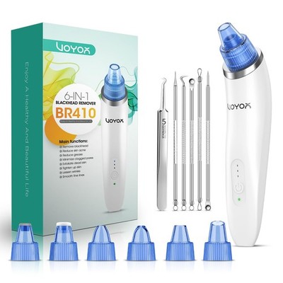 Elektrischer Blackhead Entferner mit 6 Wechselköpfen 130g