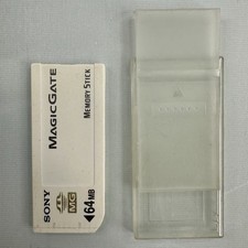Sony Memory Stick MG Magic Gate 64MB MSG-64A Camera Card and Case