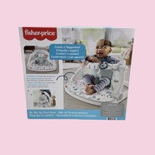 Fisher-Price Portable Baby Chair Sit-Me-Up Floor Seat Pacific Pebble DB8245