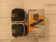 Crivit Exercise Weights Set for Wrist and Ankle Strength Training 2x0.5 kg NEW