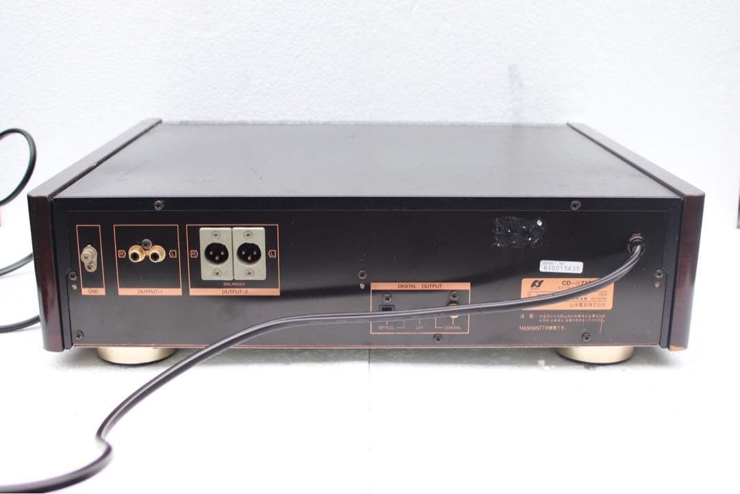 SANSUI CD-α717D Extra α-X Balanced CD Player Deck 27W Black