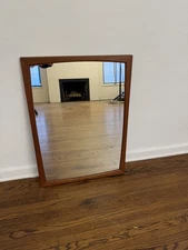 Vintage Aksel Kjersgaard Danish Teak Mirror – Model 104K – Made in Denmark Rare