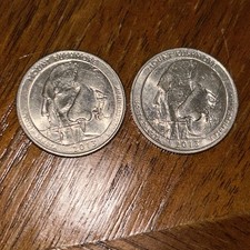 2013 D Mount Rushmore South Dakota Quarters (2) America The Beautiful Coins