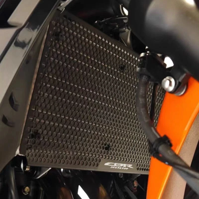 Black CNC Radiator Guard Cover Grille Protector For HONDA CBR500R 2017-2023 2022 - Image 3 of 4