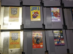 Nintendo NES game lot of 20 -Zelda Kirby Ninja Gaiden Gauntlet II Faxanadu NR