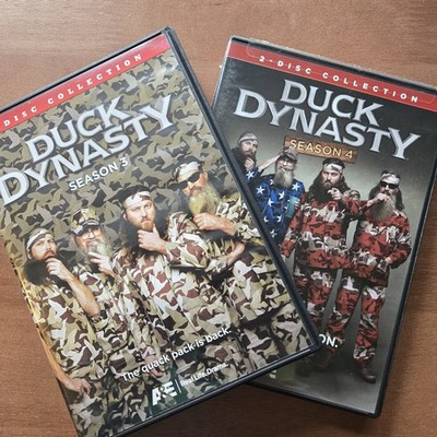 Season 3 AND 4 - DUCK DYNASTY - Dvd Lot 23 Episodes And Bonus Features - 4 Discs